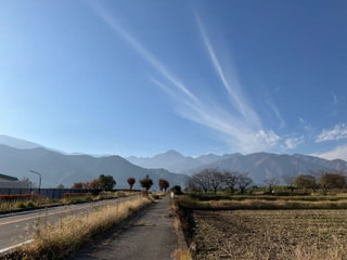 秋が深まる安曇野