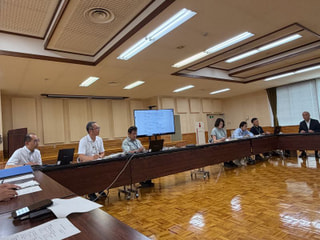 黒川沢災害　中房線連絡会議